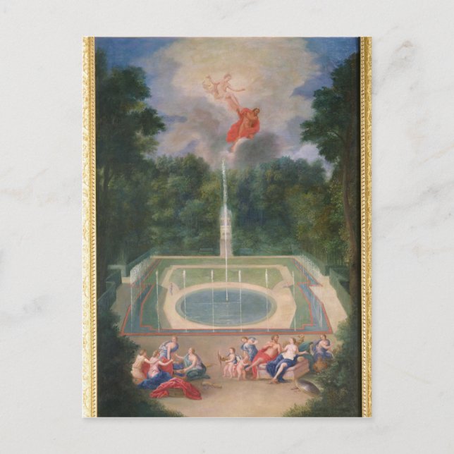 Groves of Versailles with Mars Vykort (Framsida)