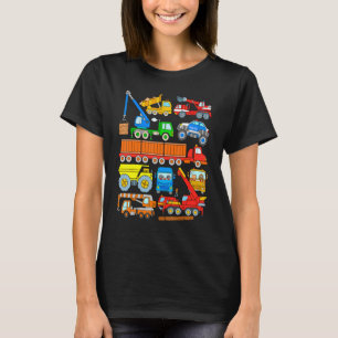 GrovFordon Lastbilar Construction Maskiner Monste T Shirt