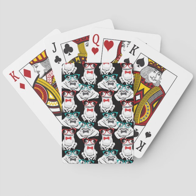 Grovglas Mönster Casinokort (Baksidan)