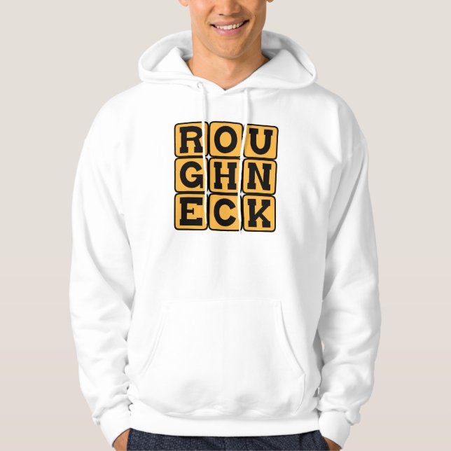 Grovjobbare, Oljeriggarbetare Sweatshirt (Framsida)