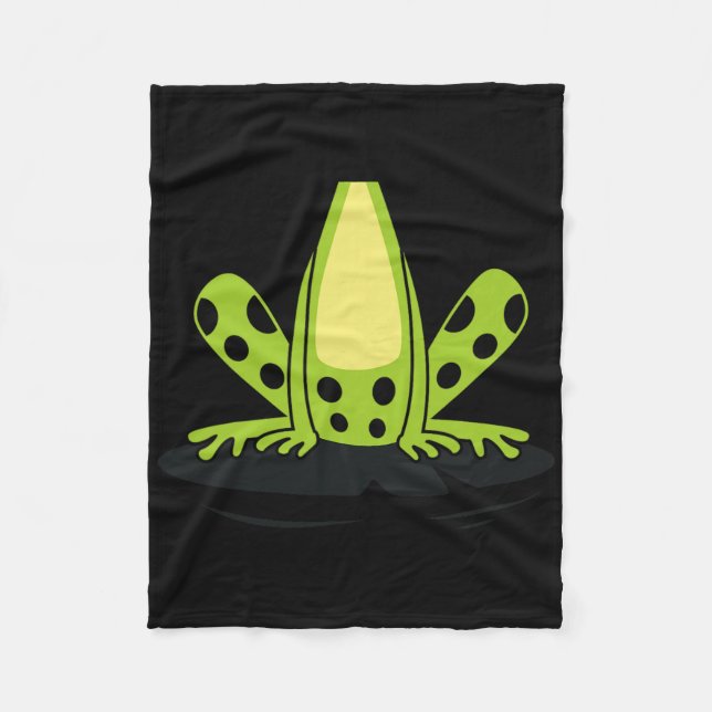 Grovkroppskonstruktion Cute Easy Reptile Halloween Fleecefilt (Framsidan)