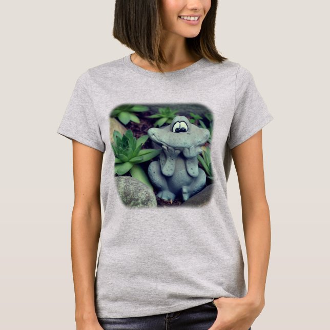 Grovnaturen i cute Blomsterträdgård T Shirt (Framsida)