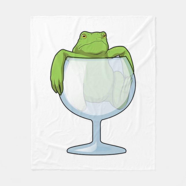 Grovt glas fleecefilt (Framsidan)