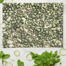 Grovt grönaktigt sepiamosaiskt lagrar och gnistor