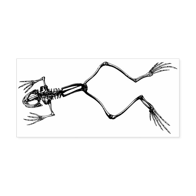 Grovt skelett stämpel (Tryck)