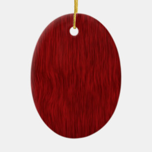 Grovt träbetsunderlag - Festive Red Julgransprydnad Keramik