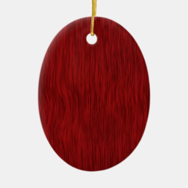 Grovt träbetsunderlag - Festive Red Julgransprydnad Keramik (Framsidan)
