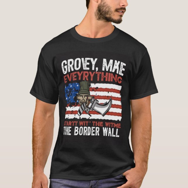 Grovy American T Shirt (Framsida)