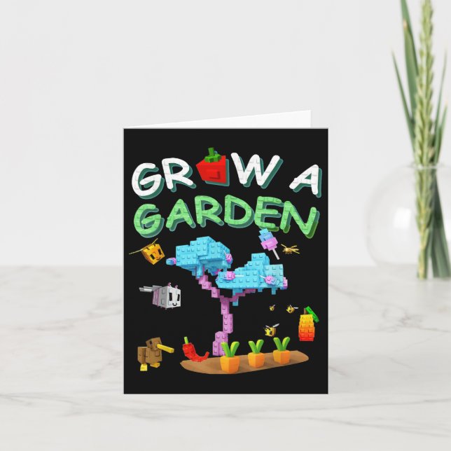 Grow A Garden - Candy Blommar Kort (Framsida)