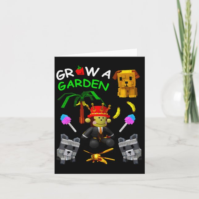 Grow A Garden Gamer Candy Blommar Fruit Handflatan Kort (Framsida)