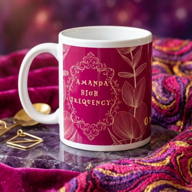 Grow At Your Own Pace Botanical High Frequency Mug Jumbo Mugg (Skapare uppladdad)