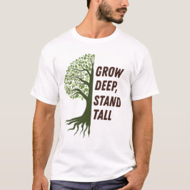 Grow Deep Stand Tall T Shirt