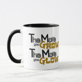 Grow & Glow Mugg – Inspirerande Citat