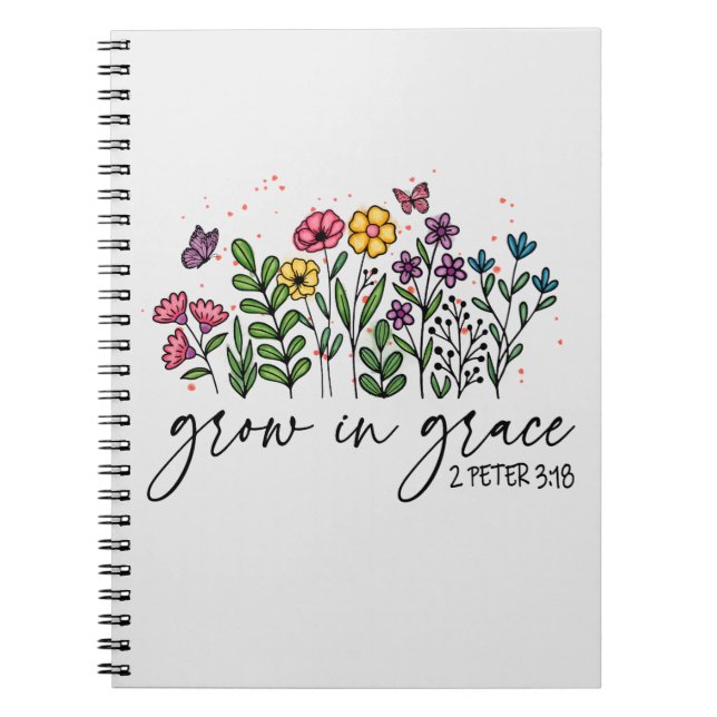 Grow in Grace Anteckningsbok (Framsidan)