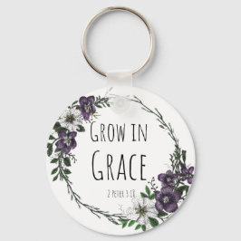 Grow in Grace Keychain Nyckelring