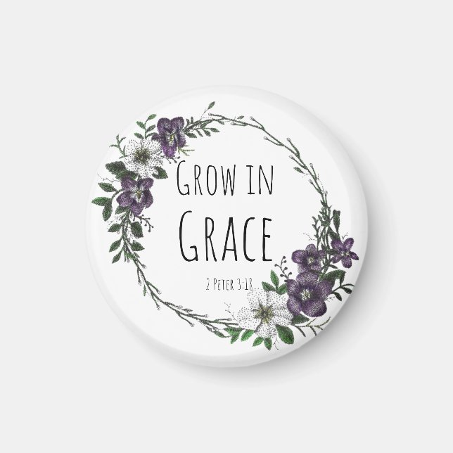 Grow in Grace Magnet (Framsidan)