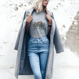 Grow in Grace med verse 2 Peter 3:18 T Shirt