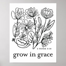 Grow in Grace Poster