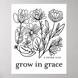 Grow in Grace Poster