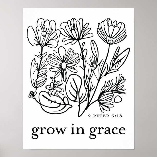 Grow in Grace Poster (Framsidan)