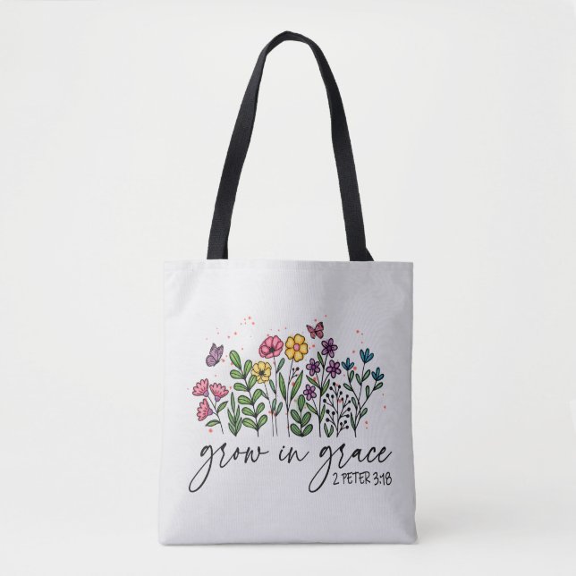Grow in Grace Tygkasse (Framsida)