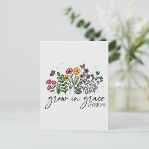 Grow in Grace Vykort