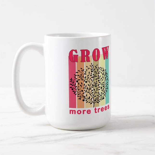 grow more trees kaffemugg (Vänster)
