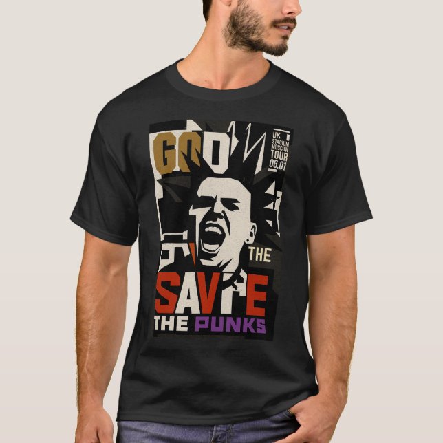 Grow The Punks: Rebel Yell T Shirt (Framsida)