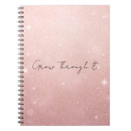 Grow Through It A Journal for Strength, Healing  Anteckningsbok