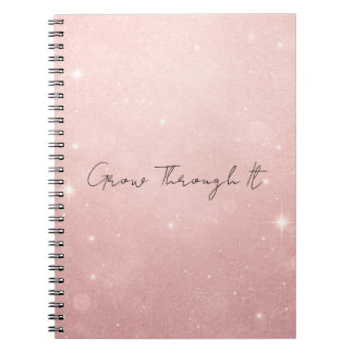 Grow Through It A Journal for Strength, Healing  Anteckningsbok
