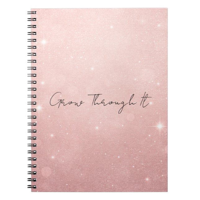 Grow Through It A Journal for Strength, Healing  Anteckningsbok (Framsidan)