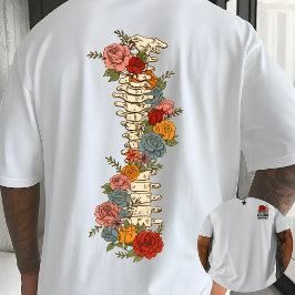 Grow Through It Floral Quote Botanical Inspiration T Shirt