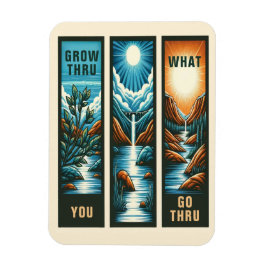 Grow Thru What You Go Thru Magnet