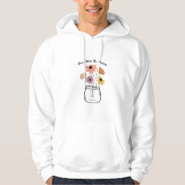 Grow Vild BE Lycklig: Embrace Nature's Magic Joy Hoodie