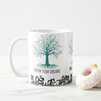 Grow Your Dreams Mug – Follow Your Dreams Inspirat Kaffemugg
