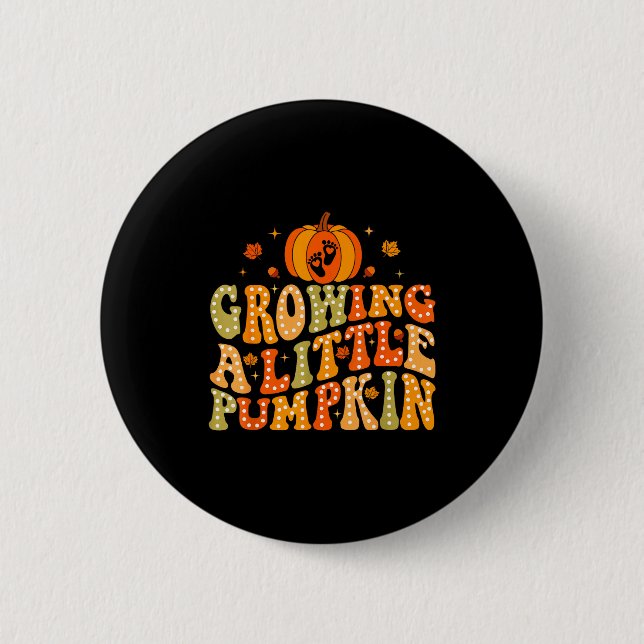 Growing A Little Pumpkin Fall Autumn Pregnancy Tha Knapp (Framsida)
