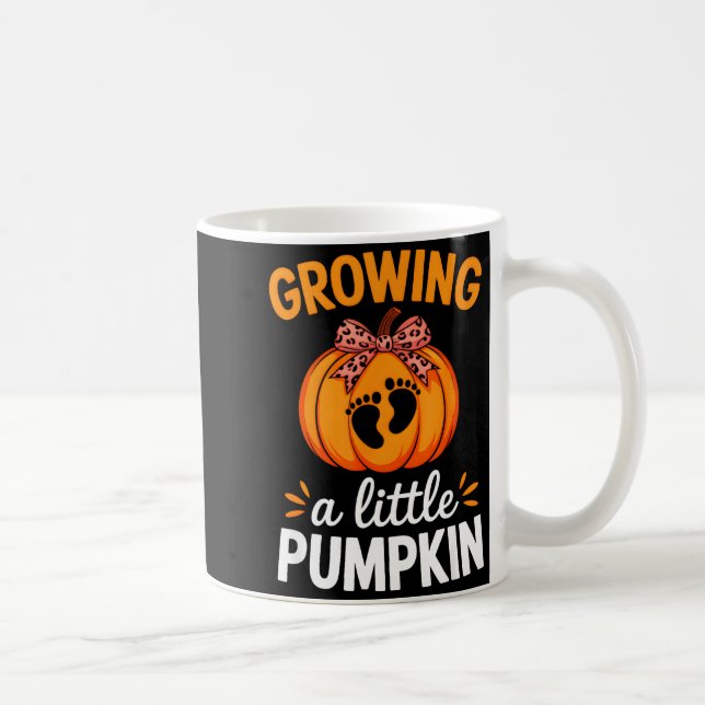 Growing A Little Pumpkin Maternity Thanksgiving Mo Kaffemugg (Höger)