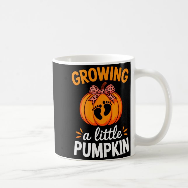 Growing A Little Pumpkin Maternity Thanksgiving Mo Kaffemugg (Höger)