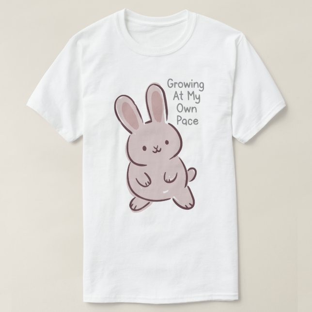 Growing At My Own Pace T Shirt (Design framsida)