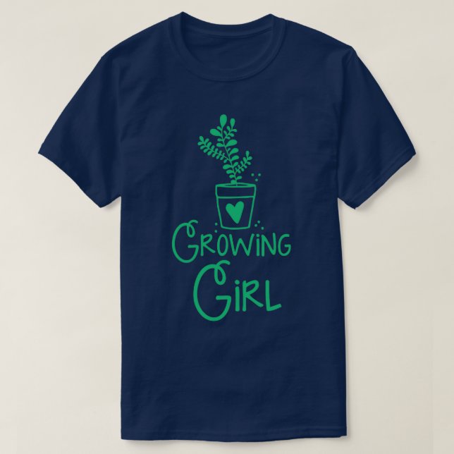growing girl t shirt (Design framsida)