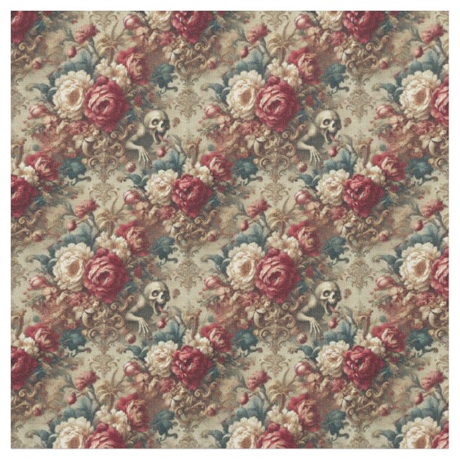 Growing Grotesque - Gothic Dense Tile Tyg (Närbild)