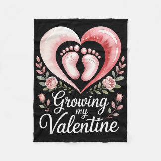 Growing My Valentine By Feet Heart Art  Fleecefilt