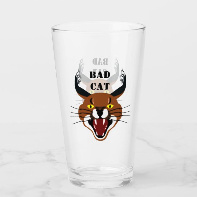 Growling Caracal Bad Cat Glaskopp (Framsida)