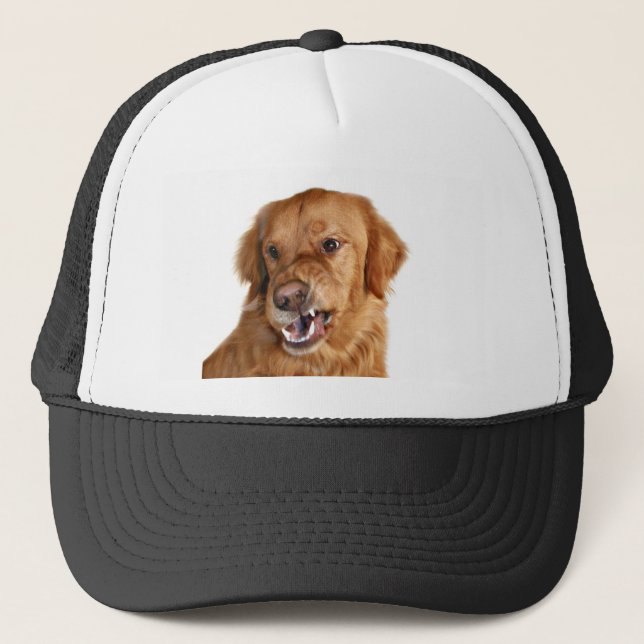Growling Golden Retriever Keps (Framsida)