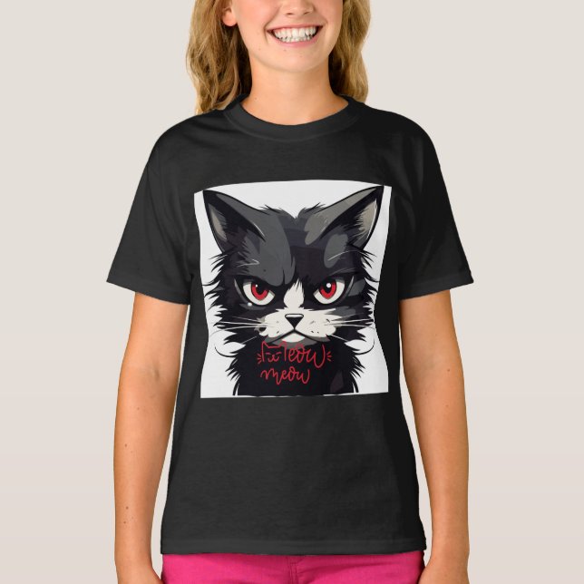 "Growling Kattunge" T Shirt (Framsida)