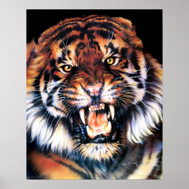 Growling Tiger Poster (Framsidan)