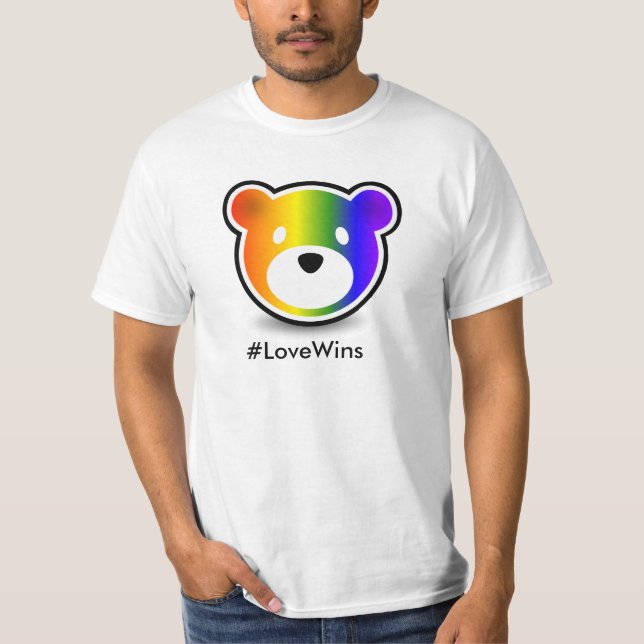 GROWLr #LoveWins Light Tee Shirt (Framsida)