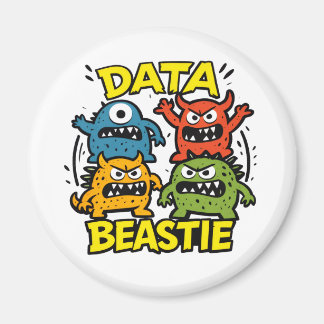 Growly Data Beastie Magnet