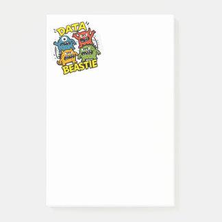 Growly Data Beastie Post-it®-lappar Post-it Block