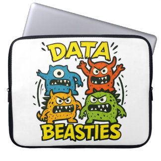 Growly Data Beasties Bärfodral för Bärbar Dator Laptop Fodral